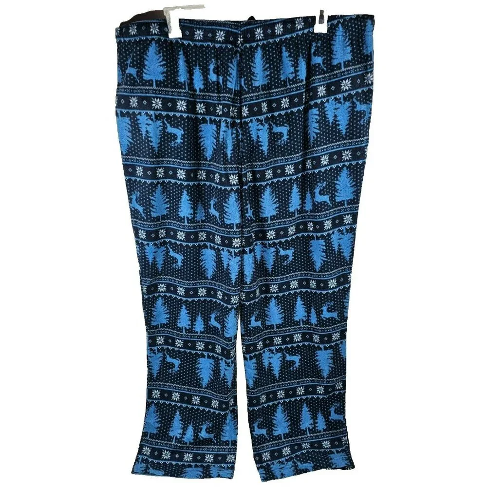 Sonoma Fleece Pajama Pants NWOT Wide Leg Men's XXL (42x30